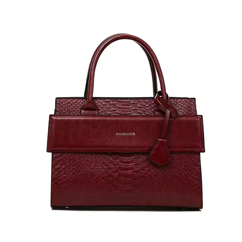 Geanta dama structurata Nalira GT3956, Bordo