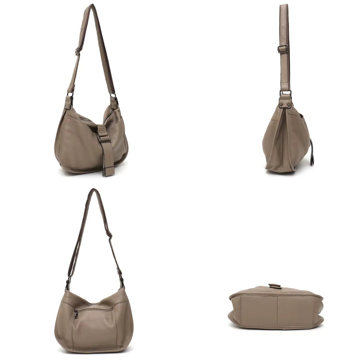 Geanta dama, Taelia GT3356, piele naturala, Bej - 2 | YEO