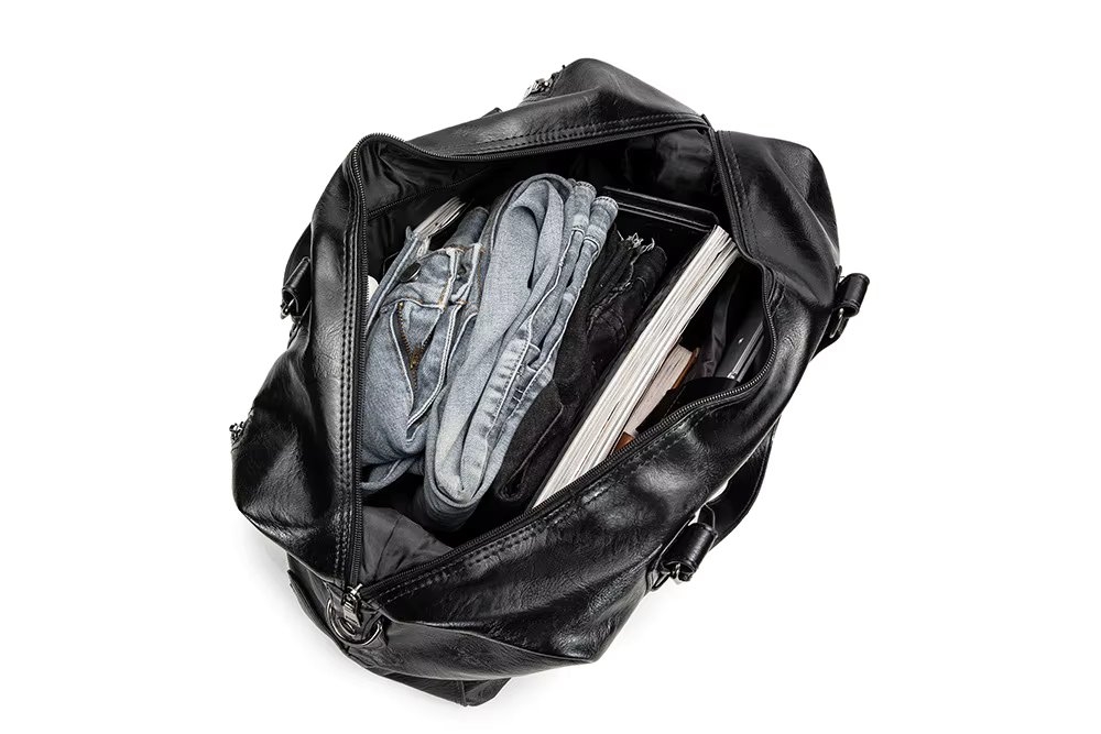 Geanta de calatorie unisex, Elvea GT3475, Negru