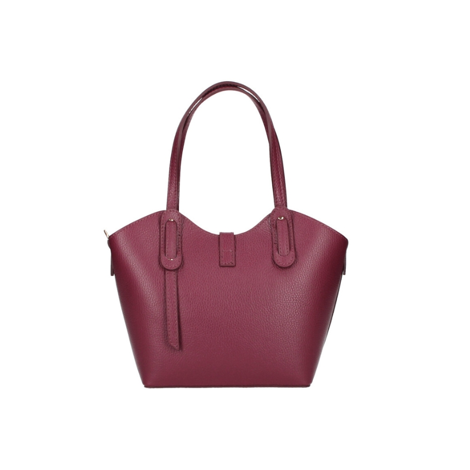 Geanta de dama, Giuly GT3790, piele naturala, Bordo - 3 | YEO