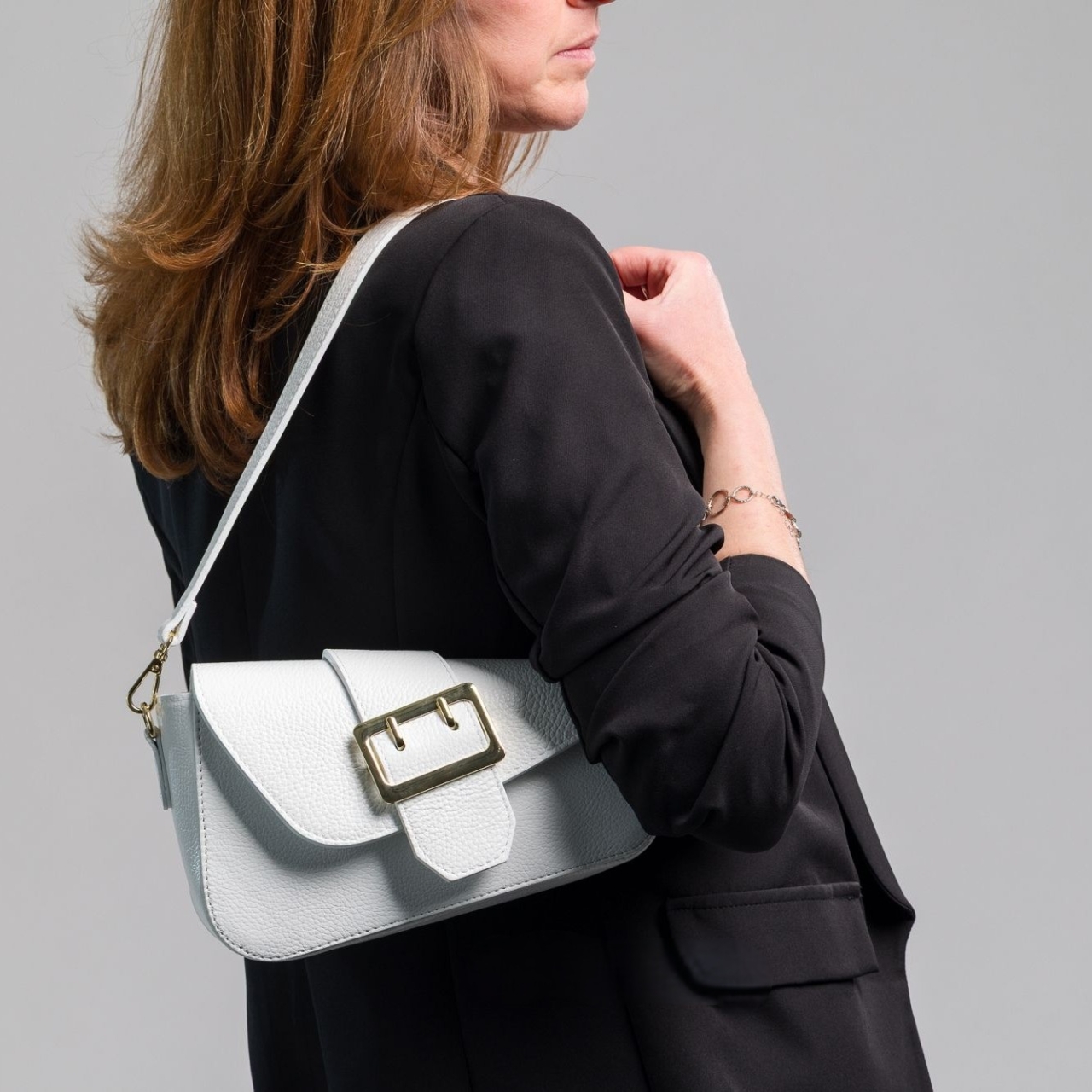 Geanta de dama, Megan GT3785, piele naturala, Cognac - 1 | YEO