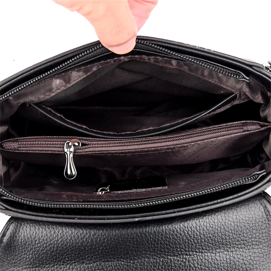 Geanta de dama, Samira GT3121, Negru - imagine 5