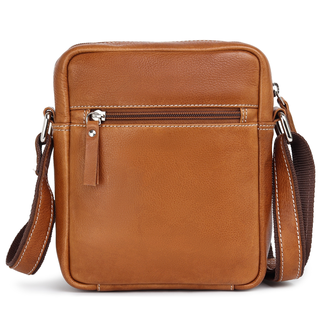 Geanta de umar pentru barbati, Damian GT3867, piele naturala, Maro - imagine 4