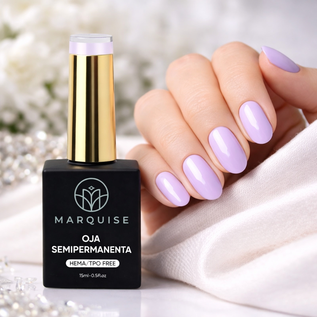 Oja semipermanenta HEMA/TPO FREE, Marquise, Pure Color JY010, 15 ml - imagine 2