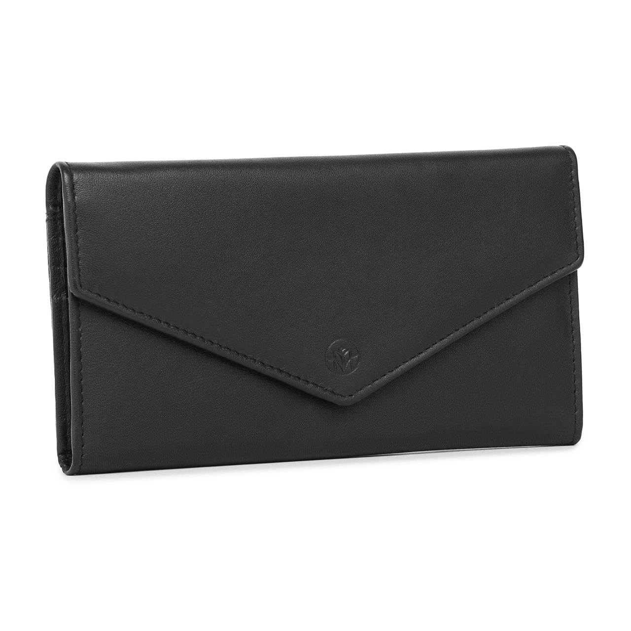Portofel dama Marquise, Zendaya PT1451, piele naturala, Negru