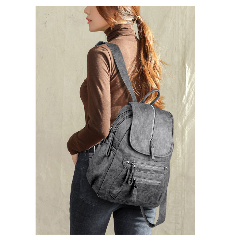 Rucsac dama Abella, GT1903, model gri - 1 | YEO