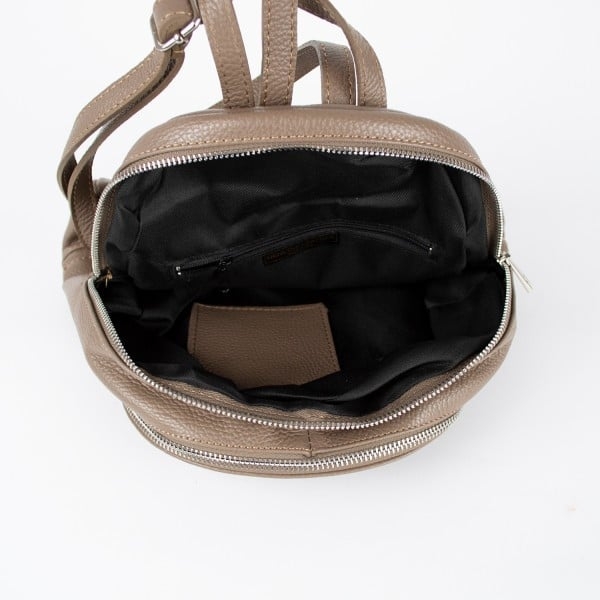 Rucsac dama Zaira GT711, piele naturala, bordo - 2 | YEO