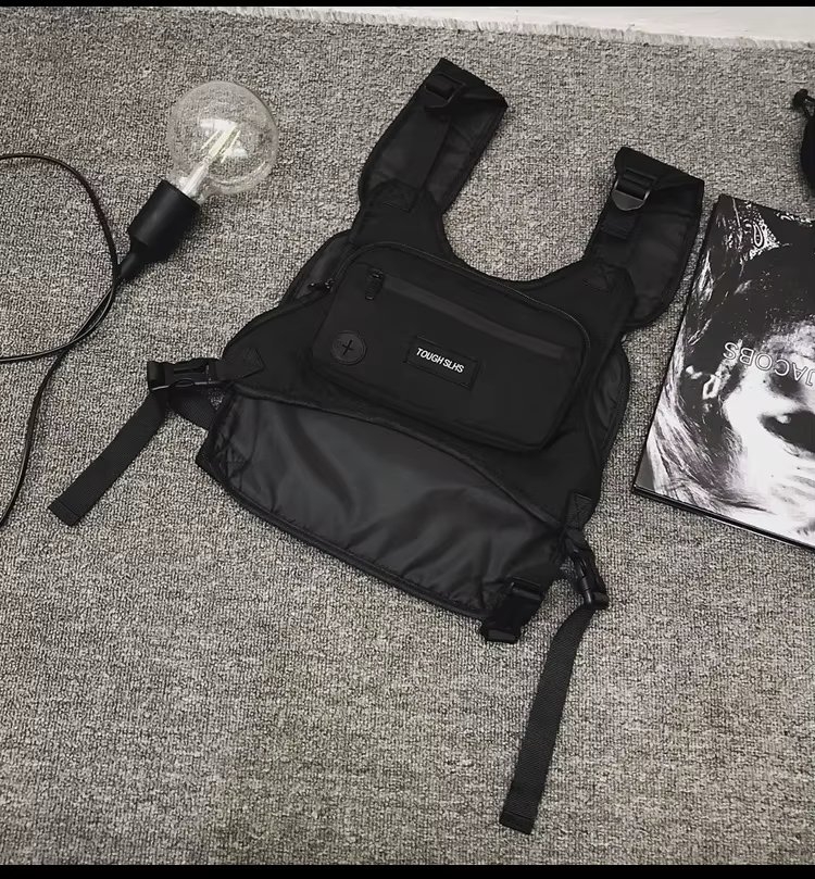 Rucsac tip vesta unisex, Zevikar GT3760, Negru