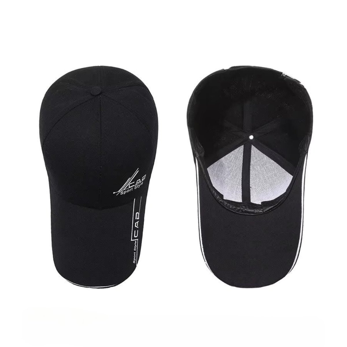 Șapcă bărbați cu cozoroc curbat, broderie Sport Style, roșu — imaginea 5