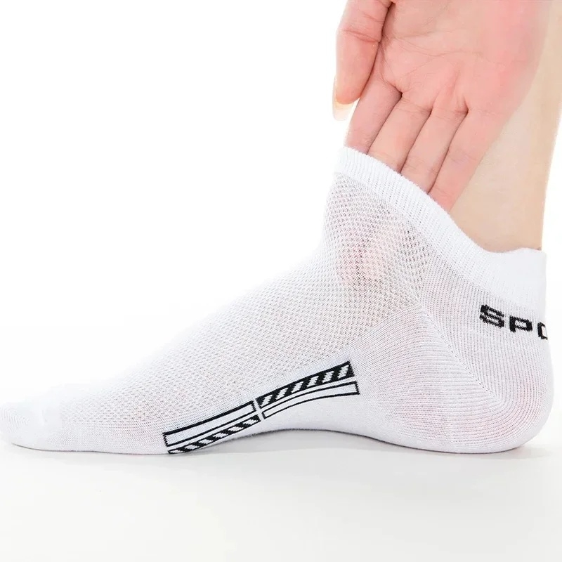 Set 5 perechi de sosete pentru barbati, SS021, Gri/Alb, marime universala (39-42)