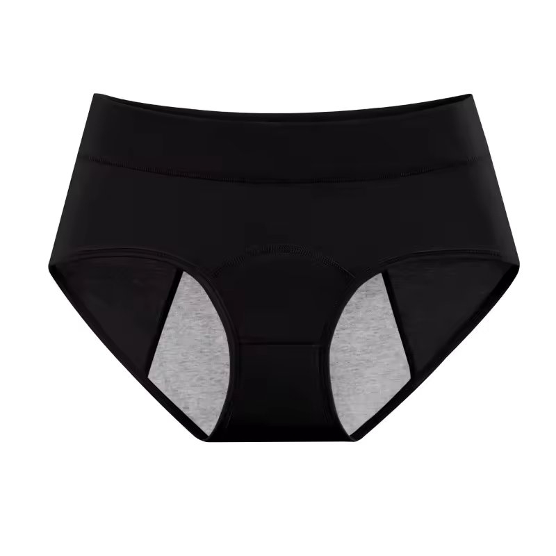 Chiloti Menstruali, Reutilizabili, Bumbac, CH073, Negru