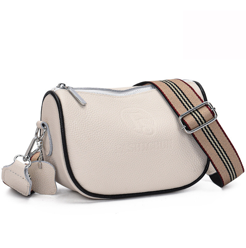 Geanta dama Adonia GT1984, piele naturala, Alb