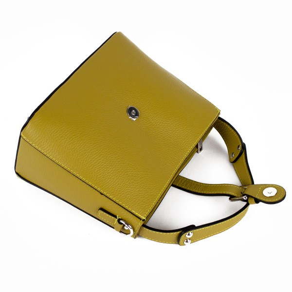 Geanta dama Chantal GT1160, piele naturala, verde moss