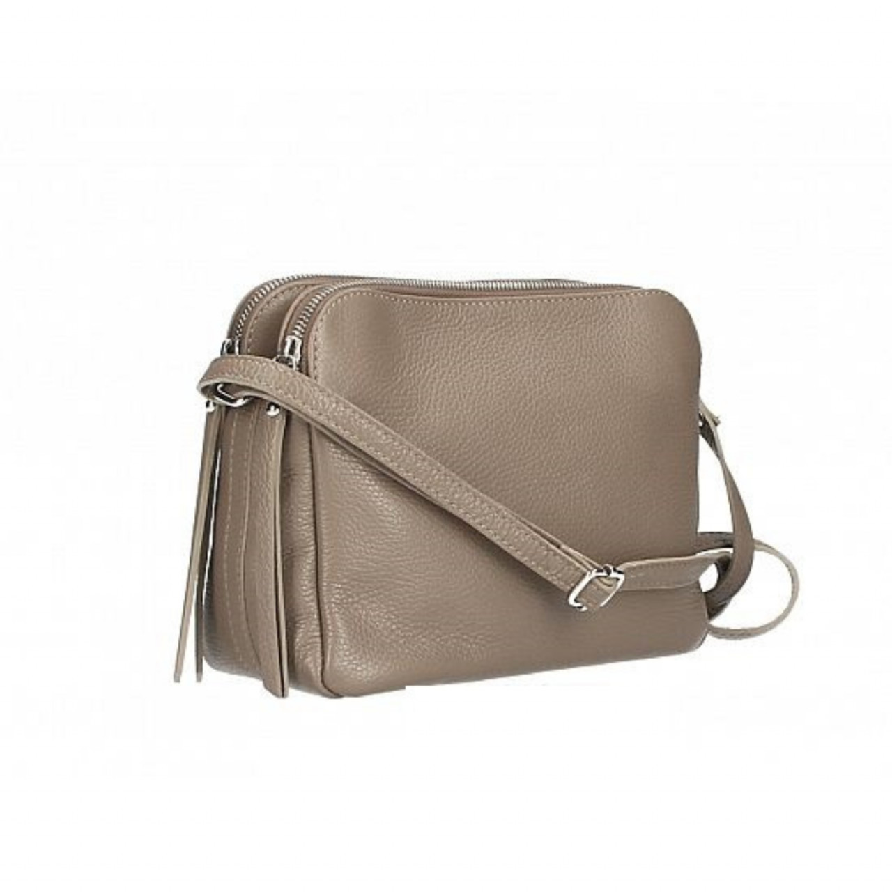 Geanta dama GT2670 Fosca, piele naturala, Dark taupe