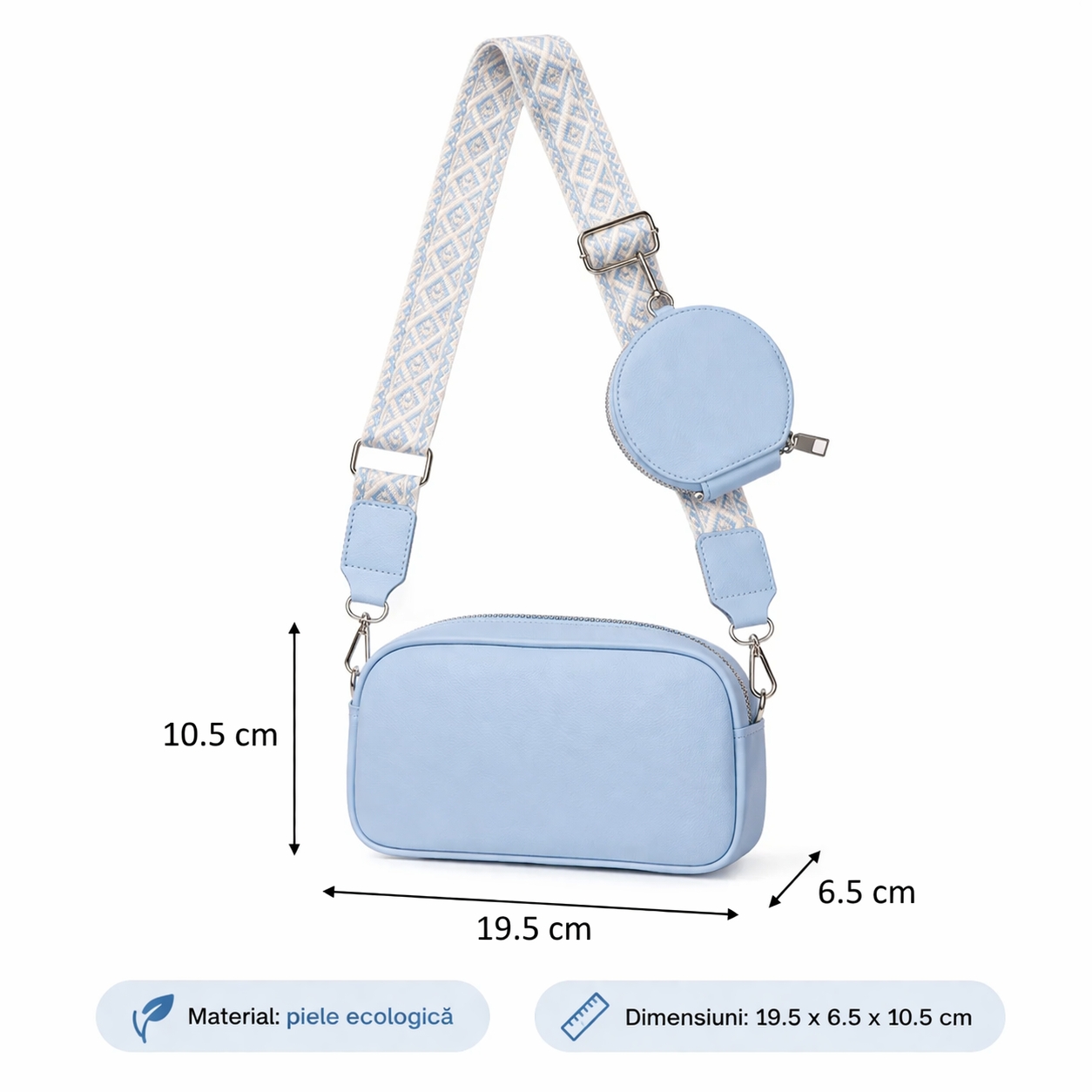 Geanta dama, Nixie GT3440, Albastru