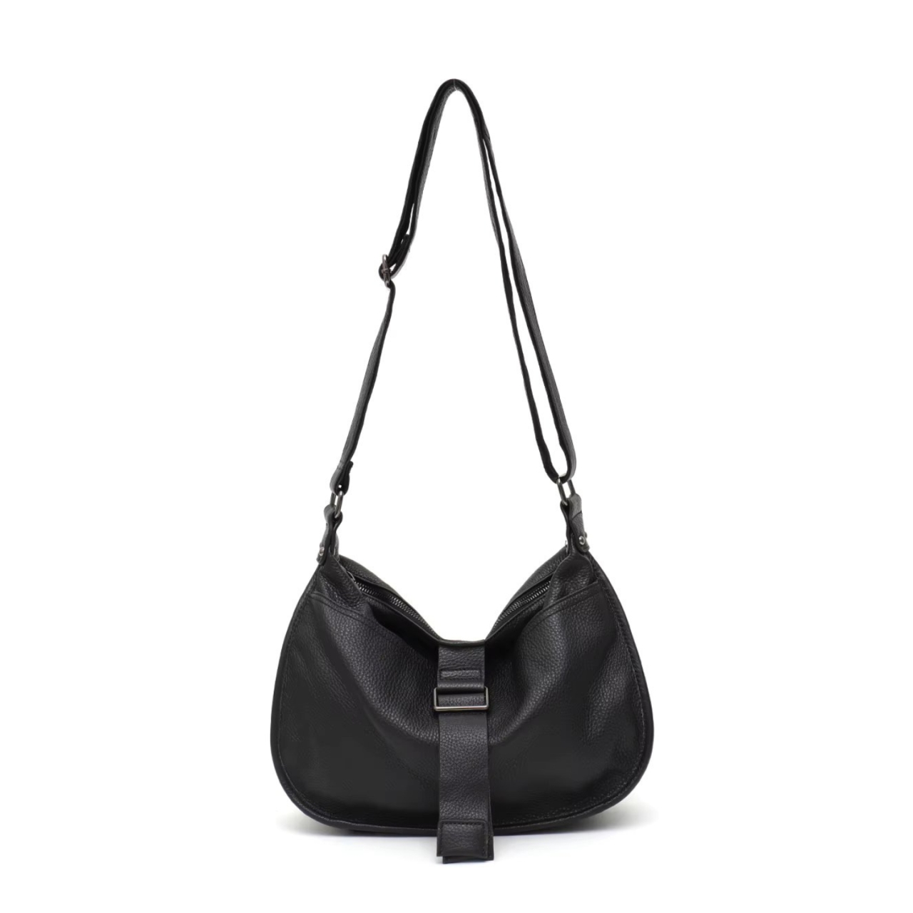 Geanta dama, Taelia GT3354, piele naturala, Negru