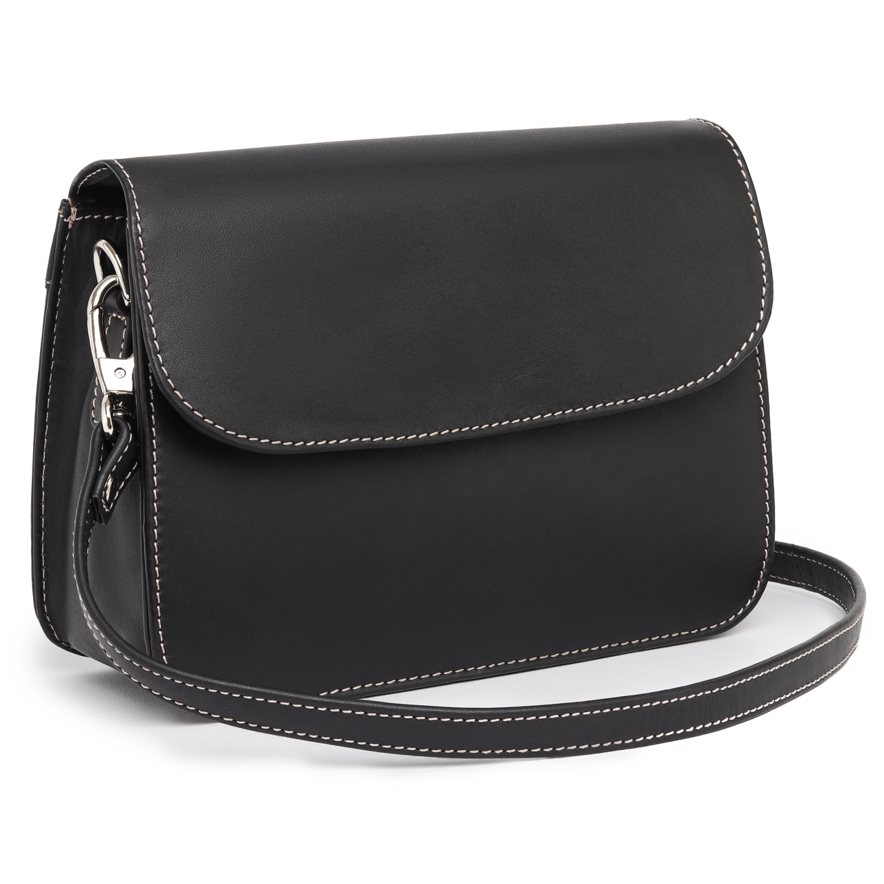 Geanta de dama, Amely GT3878, piele naturala, Negru - imagine 5