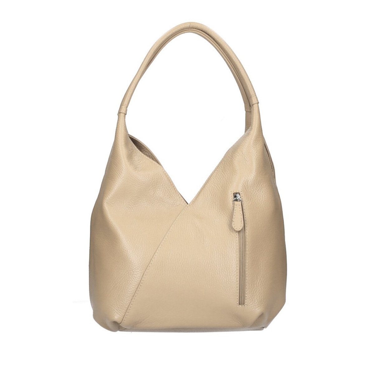 Geanta de dama, Camille GT3778, piele naturala, Taupe