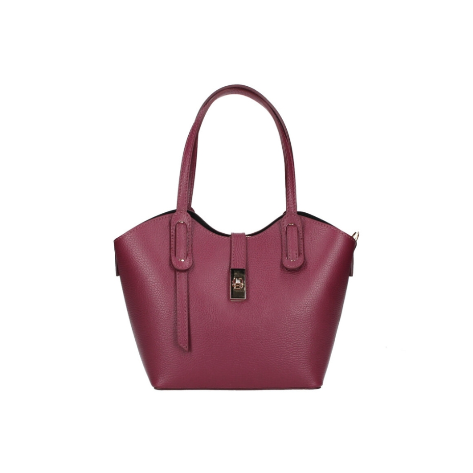Geanta de dama, Giuly GT3790, piele naturala, Bordo