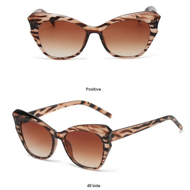 Ochelari de soare pentru femei, SG198, Animal print - 3 | YEO