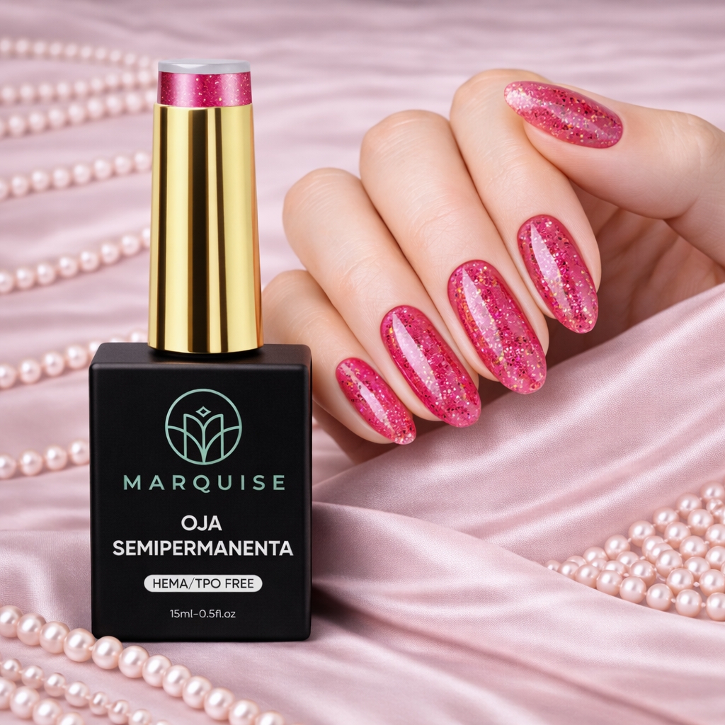 Oja semipermanenta HEMA/TPO FREE, Marquise, Fantasy J1128, 15 ml - imagine 2