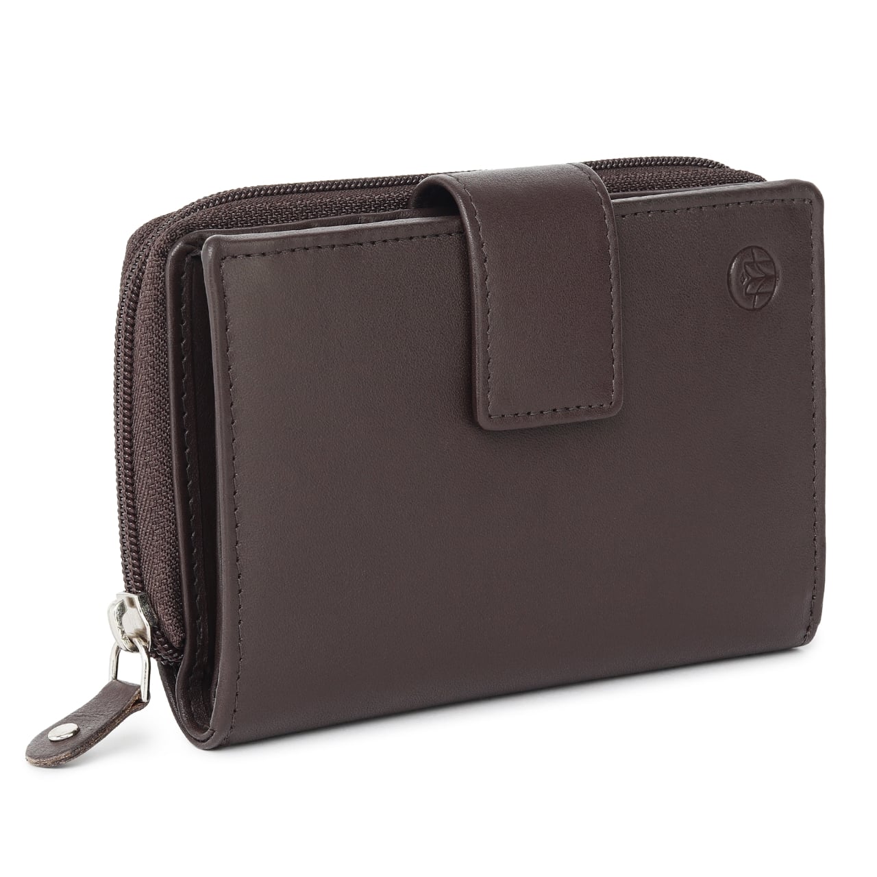 Portofel dama Delis, Annelisse PT1490, piele naturala, Maro