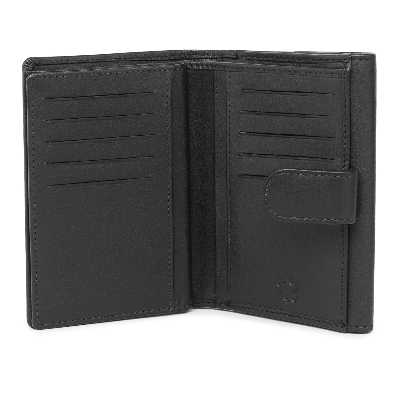 Portofel dama Marquise, Perseida PT1454, piele naturala, Negru - imagine 2