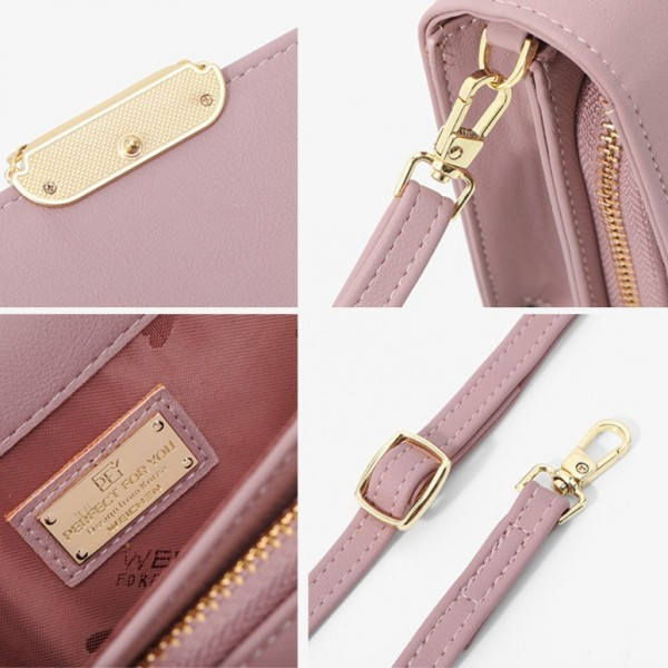 Quoc Pham Night PINK 40　新品 Portofel tip geanta, Perfect For You PT280, model dark pink