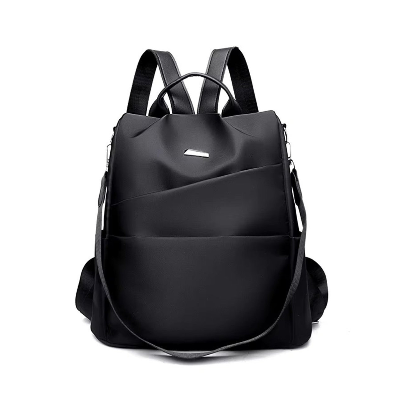 Rucsac dama, Evelynea GT3646, antifurt, Negru