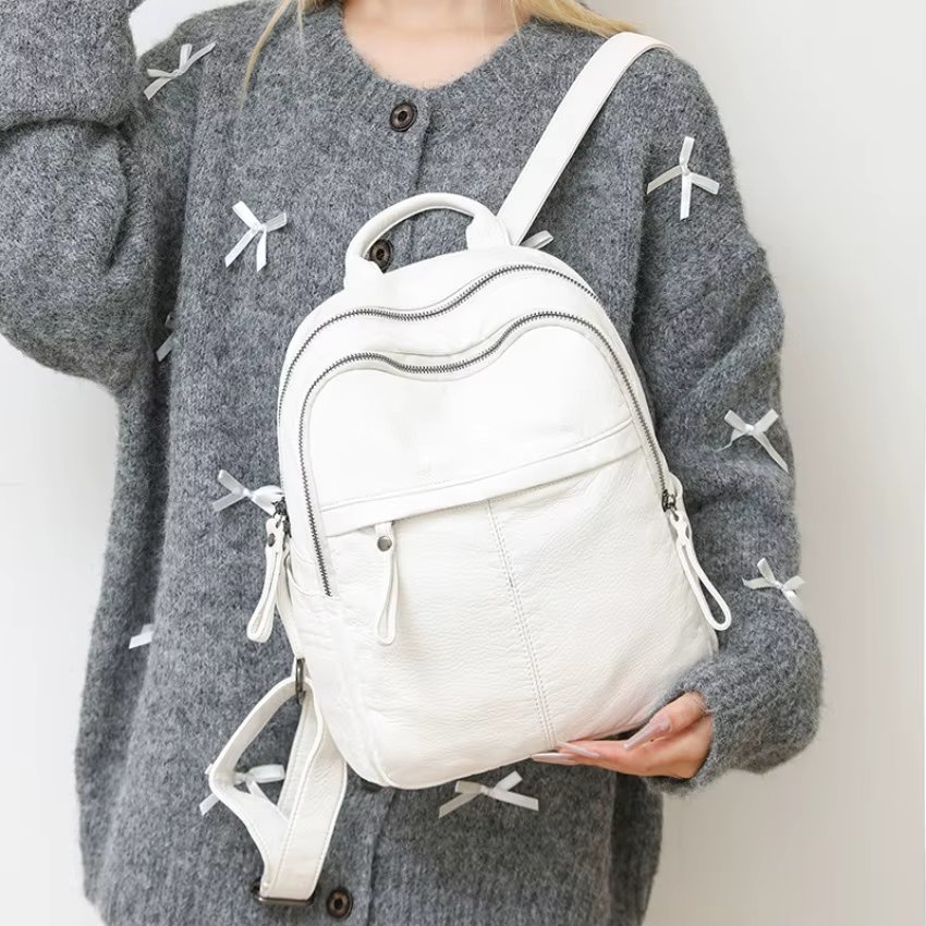 Rucsac dama, Nayra GT3618, Crem - 2 | YEO