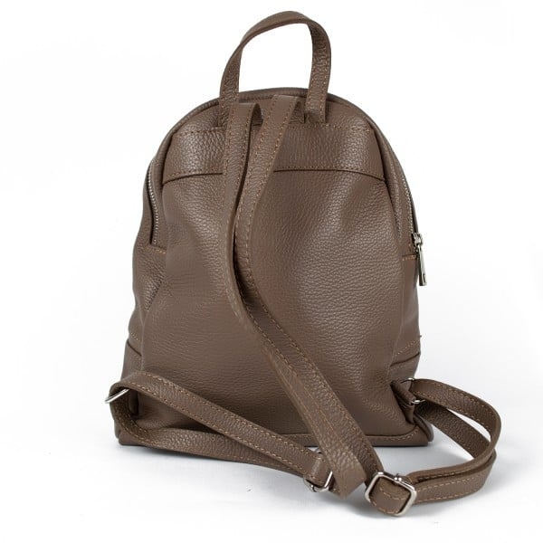 Rucsac dama Zaira GT711, piele naturala, bordo - 3 | YEO