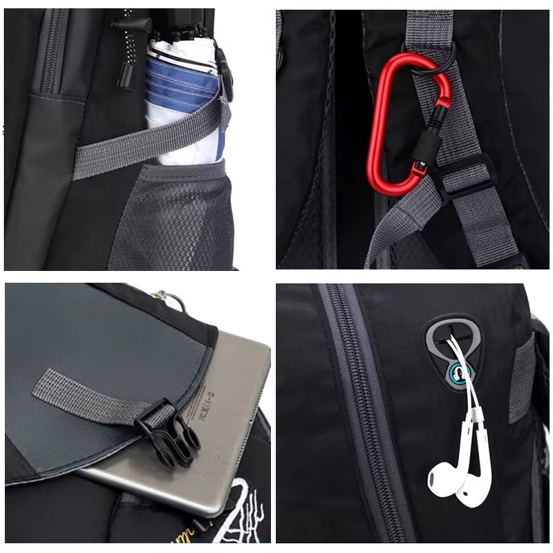 Rucsac unisex pentru drumetie, Fayra GT3728, Rosu