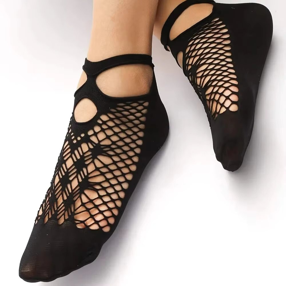 Set 5 perechi de sosete pentru dama, SS087, Negru, marime universala (35-39) - 3 | YEO