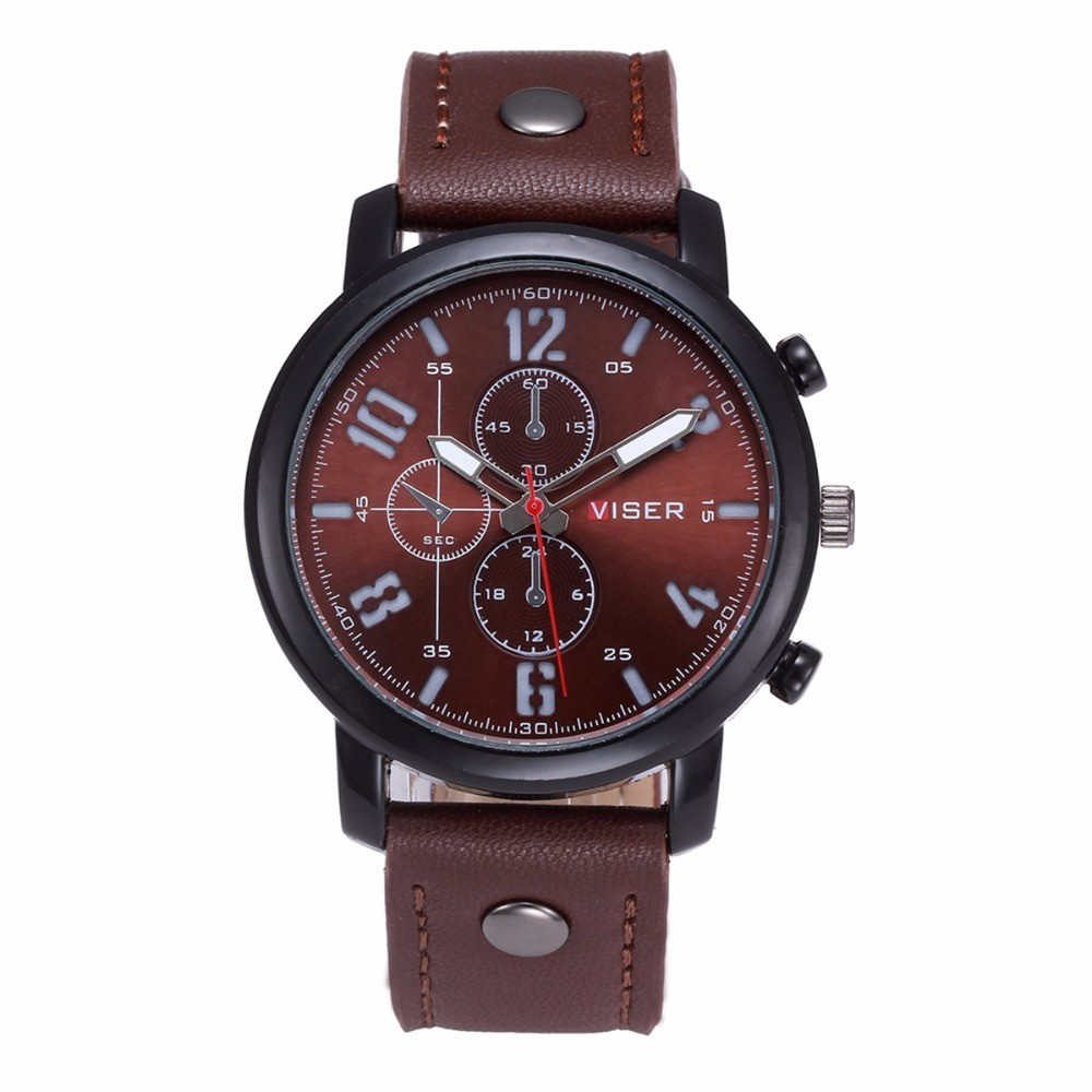 Ceas Barbatesc Viser CS203, stil casual, curea piele