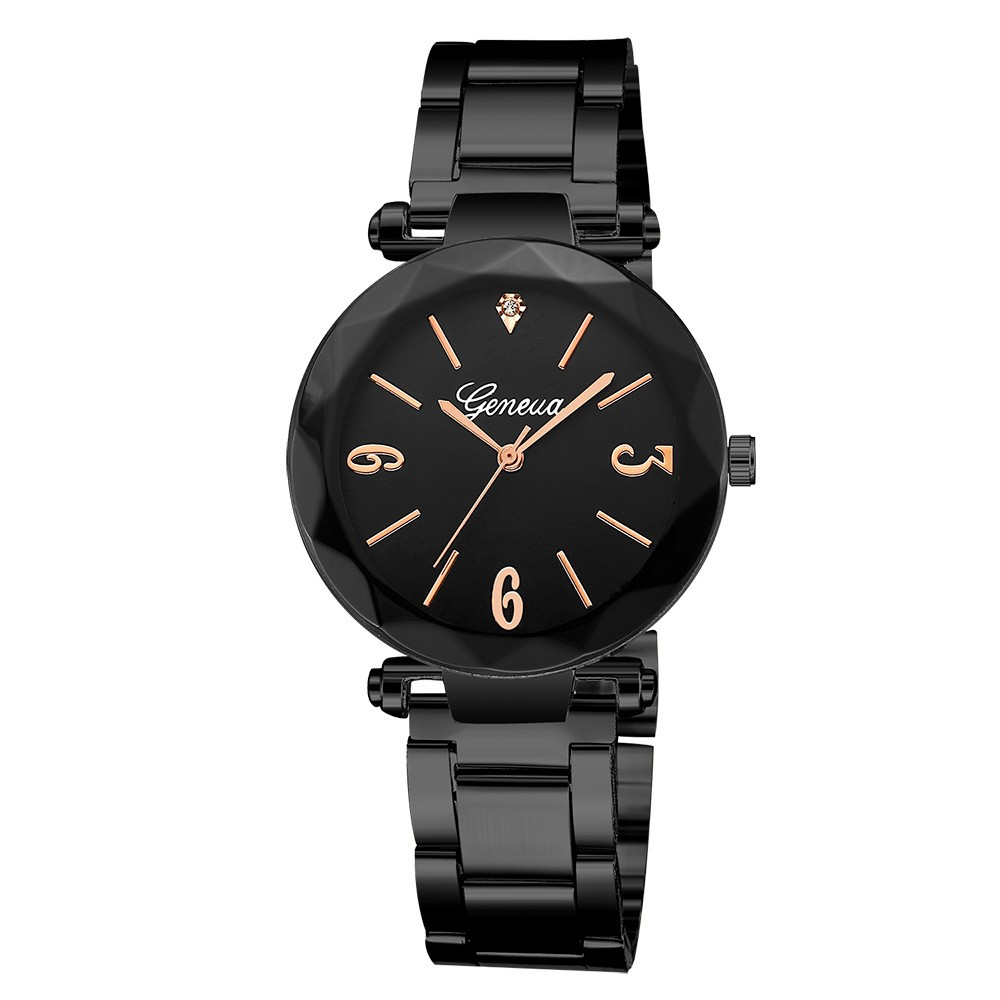 Ceas dama elegant GENEVA, stil elegant, bratara metalica