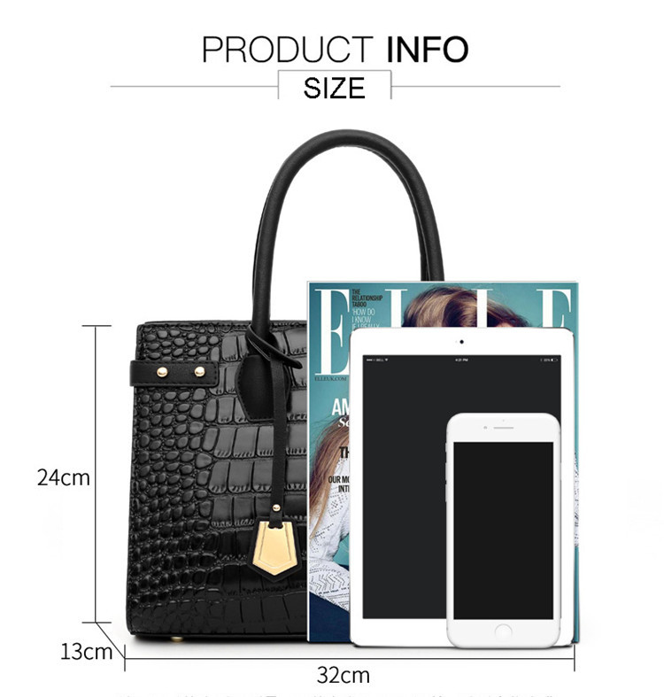 Geanta dama, Delphine GT2426, Negru