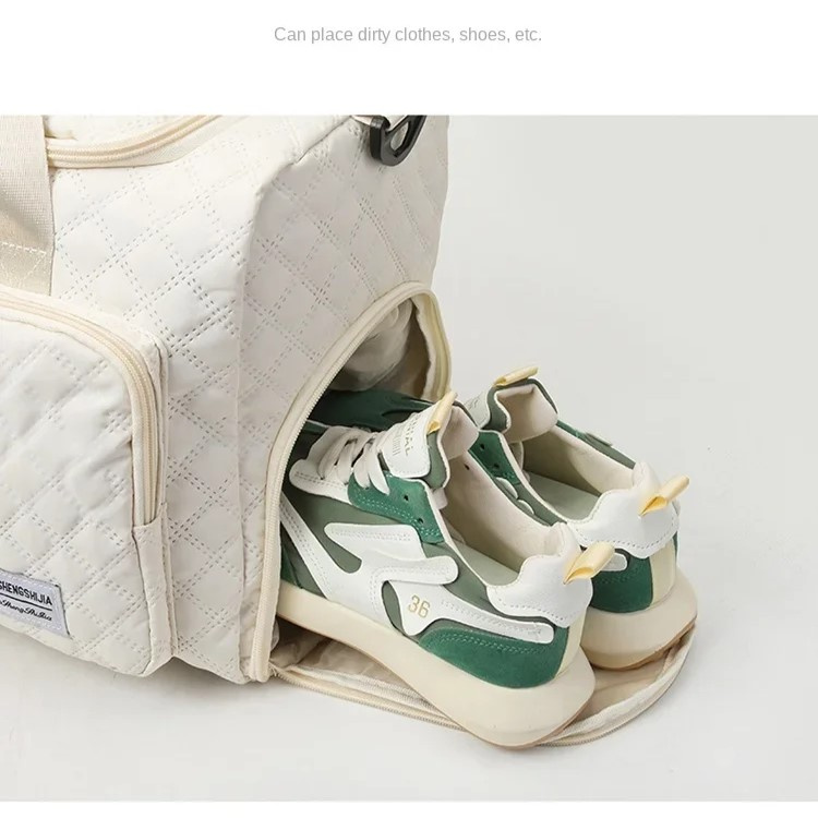 Geanta de calatorie, Marcelline GT2960, Crem