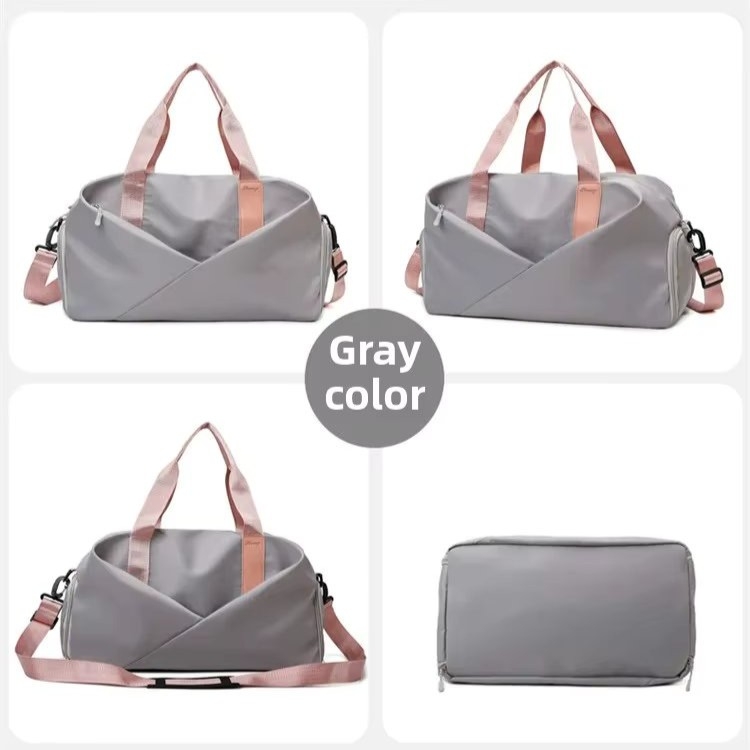 Geanta de calatorie unisex, Arissa GT3550, Gri/Roz - 2 | YEO