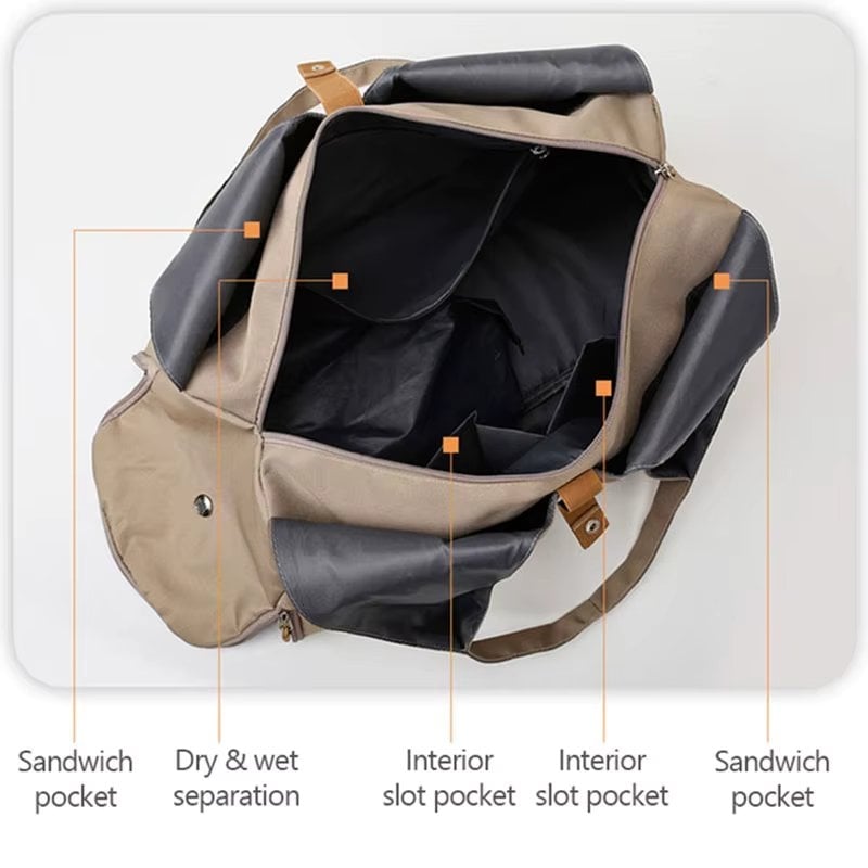 Geanta de calatorie unisex, Silvya GT3554, Mov
