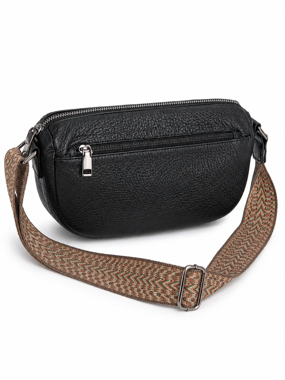 Geanta de dama, 5016, piele naturala, Neagra