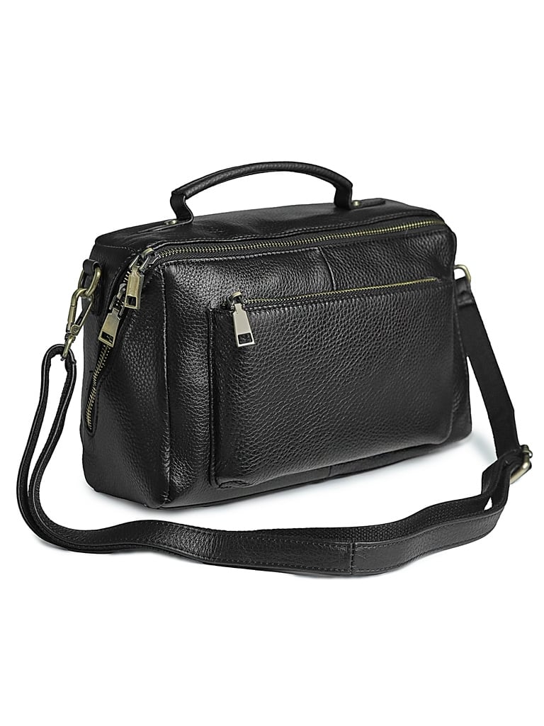 Geanta de dama, 5047, piele naturala, Neagra