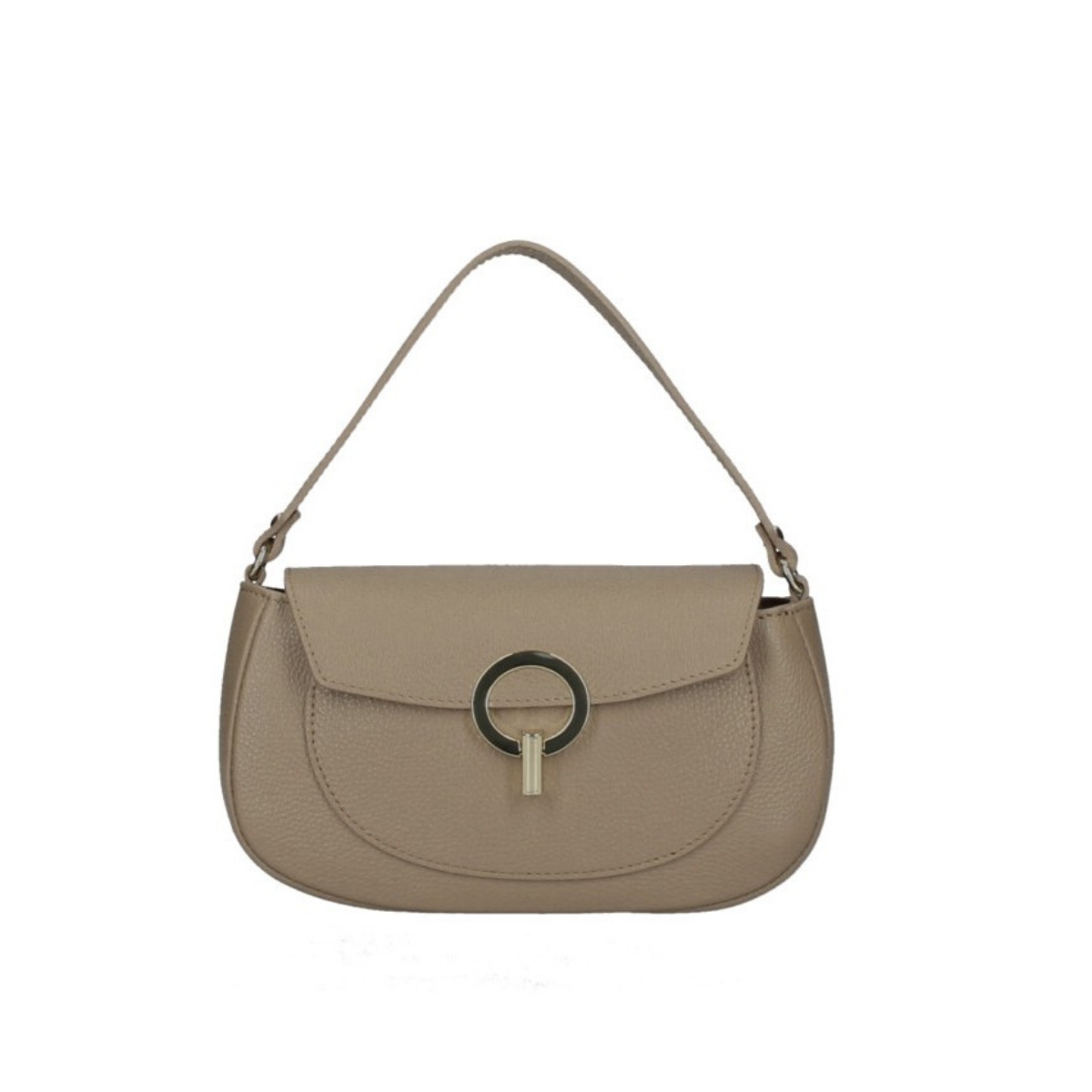 Geanta de dama, Breana GT3779, piele naturala, Dark Taupe