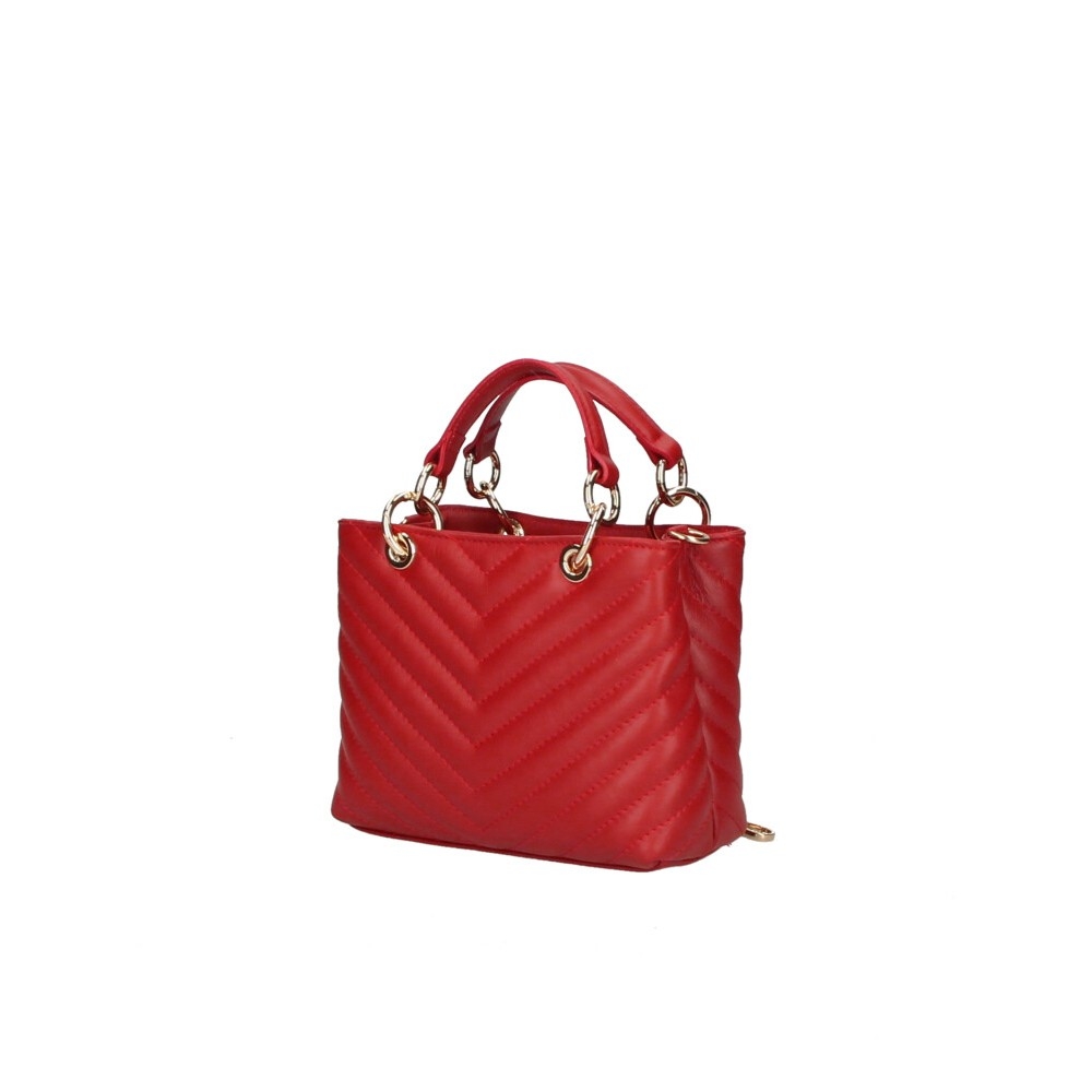 Geanta de dama, Ellvira GT3784, piele naturala, Rosu - 2 | YEO