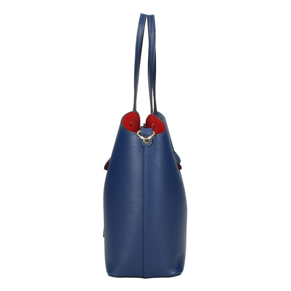 Geanta de dama, Laurie GT3775, piele naturala, Albastru - 3 | YEO