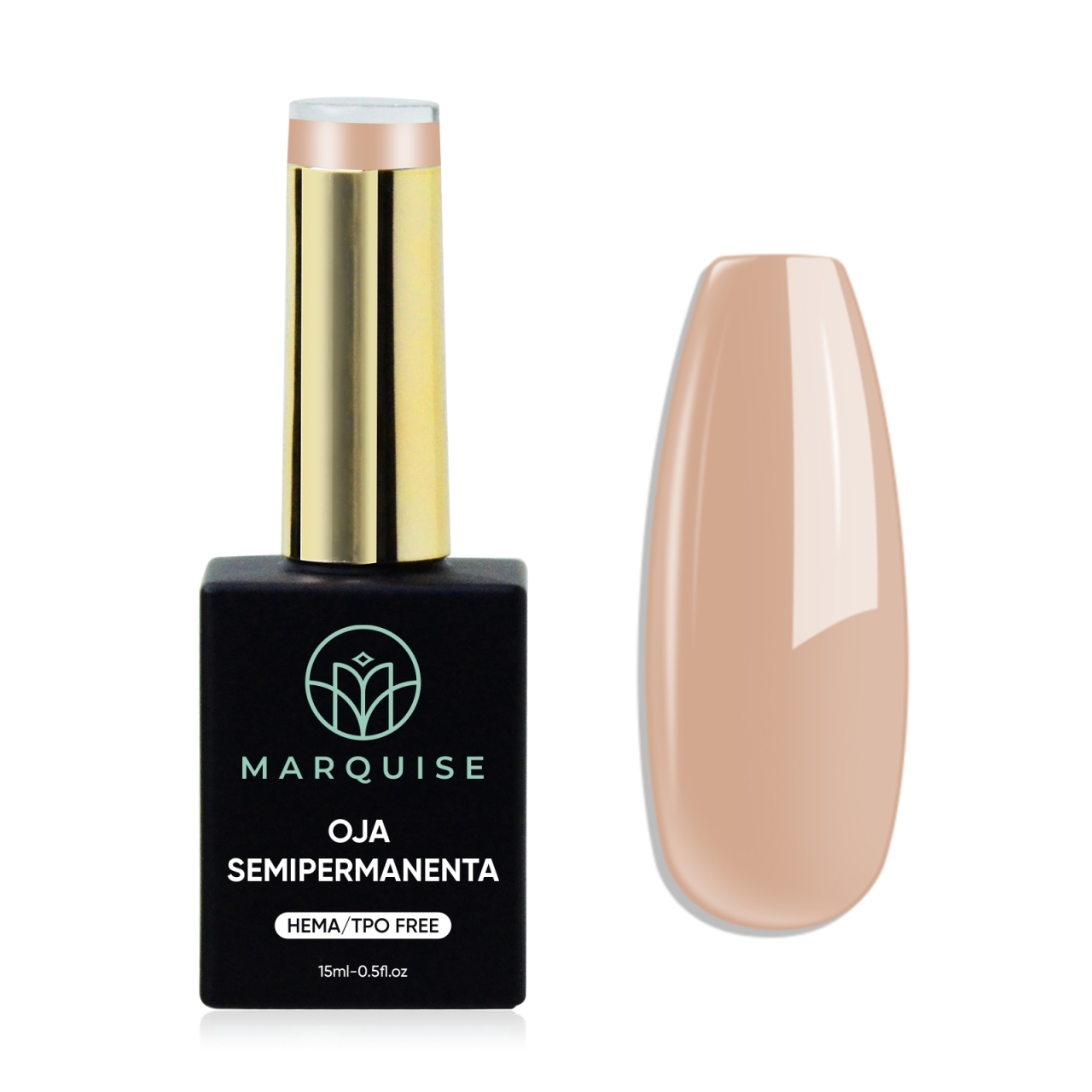 Oja semipermanenta HEMA/TPO FREE, Marquise, Pure Color JY034, 15 ml