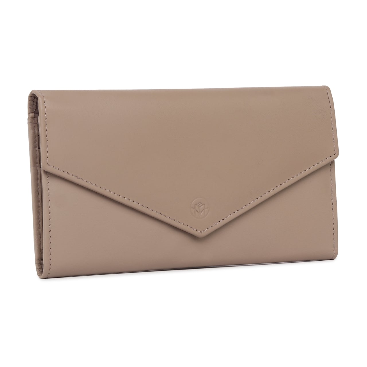 Portofel dama Marquise, Zendaya PT1452, piele naturala, Crem