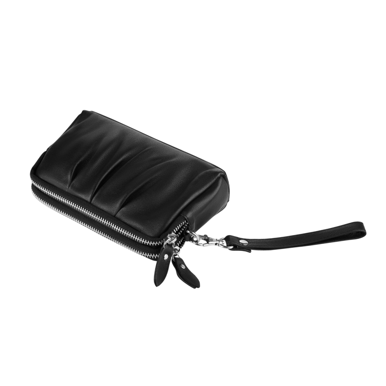 Portofel tip geanta, Lirien PT1428, piele naturala, Negru - 3 | YEO