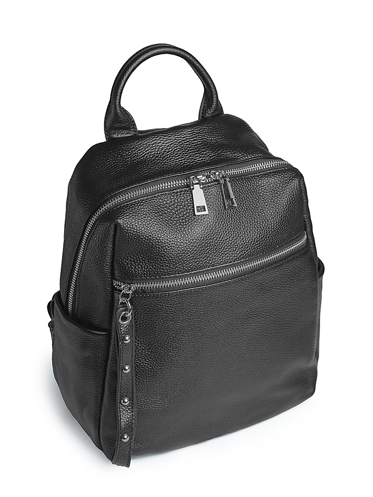 Rucsac dama, 8005, piele naturala, Negru