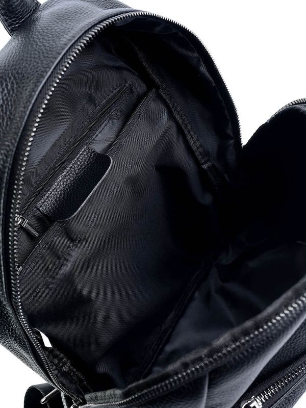 Rucsac dama, 8188, piele naturala, Negru - imagine 2