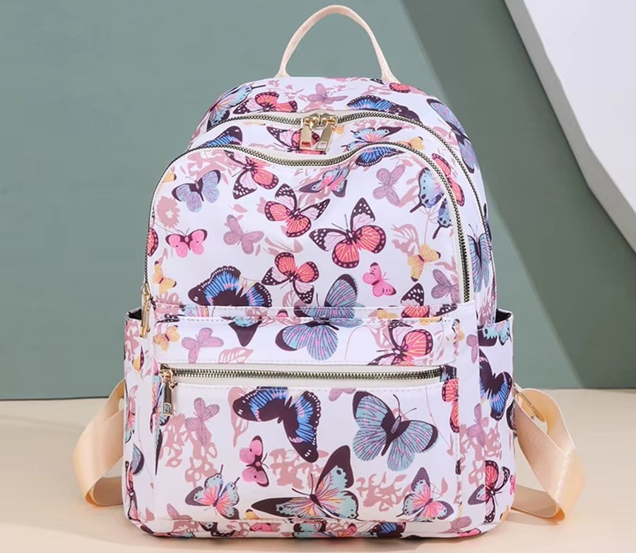 Rucsac dama, Alondra GT3767, Fluturi - 2 | YEO